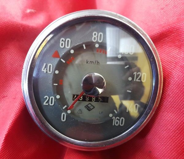 Tachometer 160 km/h Silberpunkt gebraucht Wartburg Barkas