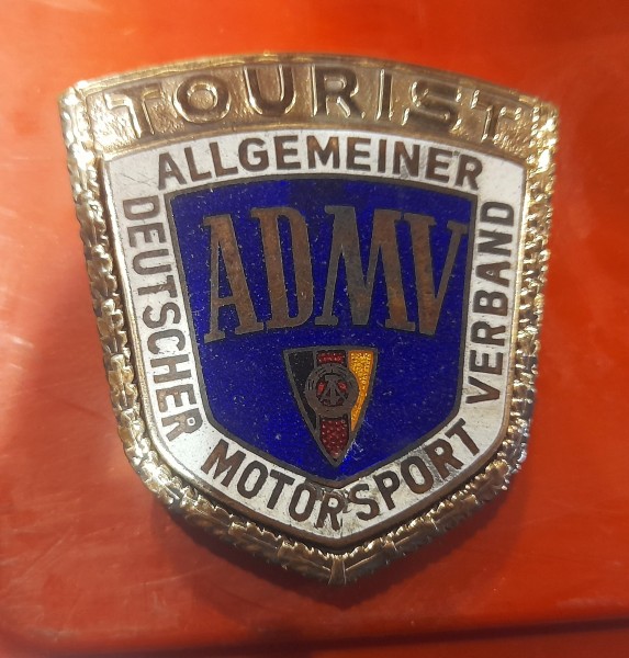 Plakette Emblem ADMV Tourist